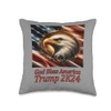 Re-elect Trump 2024 Patriotic American Flag with Eagle 2K24, Pro