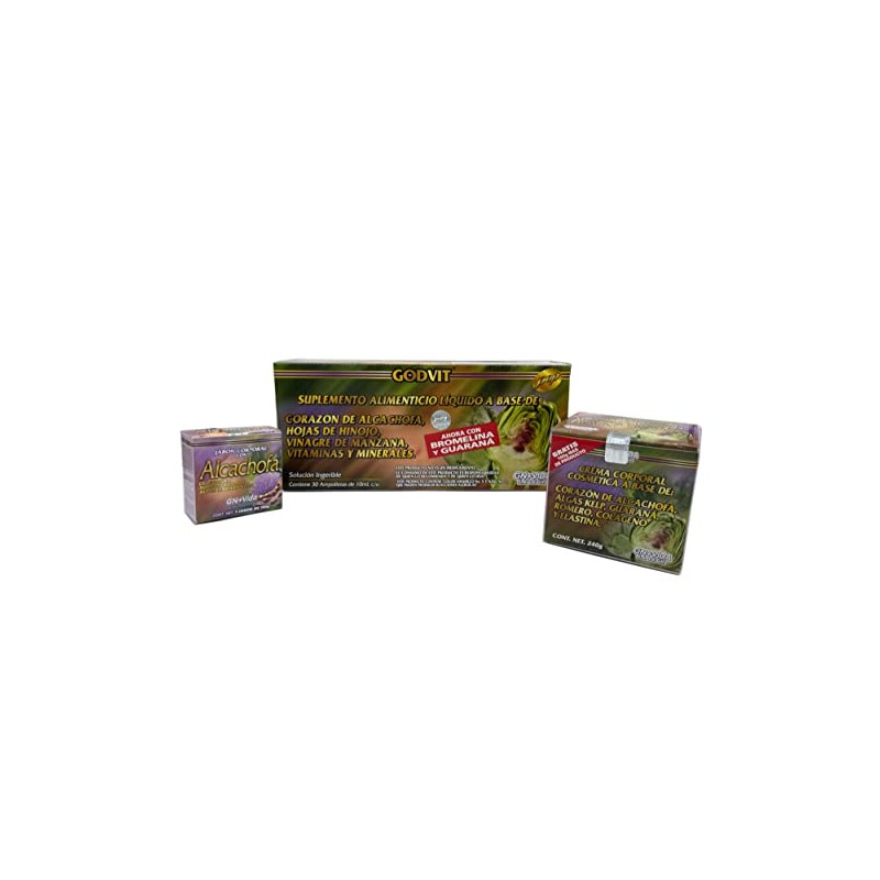 Caja ampolletas de Alcachofa GN+V (30 unidades de 10ml c/u)