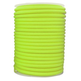 Megaraise Bungee Cord - 100% Elastic Cord, Marine Grade Dacron Polyester Shock Cord for DIY, Tie Downs (Blue, 1/4" x 10ft)