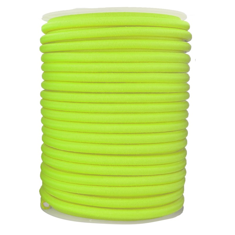 Megaraise Bungee Cord - 100% Elastic Cord, Marine Grade Dacron