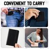 Qeeenar 6 Pcs Hardcover Leather Pocket Notebook 4 x 2.5