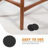 Tofficu 50pcs Non Slip Furniture Leg Pads for Chairs Tables