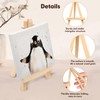 6PCS Mini Canvas, Canvas for Painting, Mini Easel, Suitable for