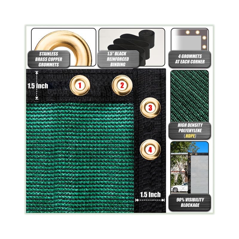 ShadeMart Privacy Fence Screen Sample Set Standard SMTAP0550