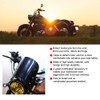 FTVOGUE Motorcycle Windshields, Safe Universal Motorcycle Windshield Wind Deflector, Retro