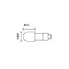 Kijima 204-1344 Motorcycle Parts Bar End Cap Big Head D22.6