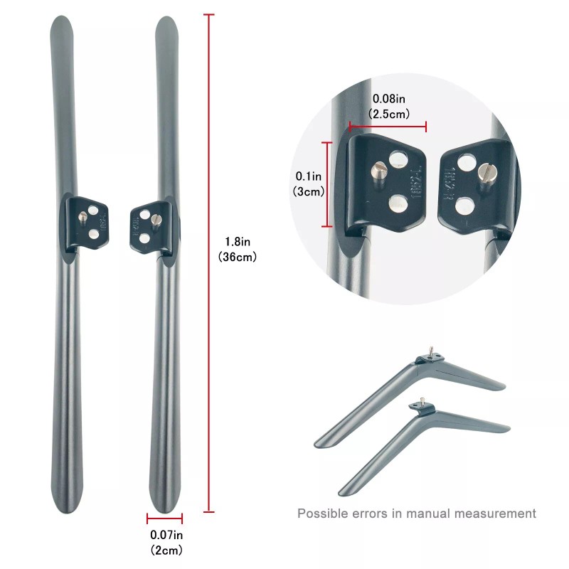 For Hisense New TV Stand Legs for 75" 4K Hisense