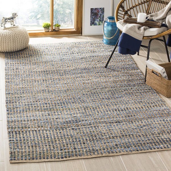 SAFAVIEH Cape Cod Collection Area Rug - 4' Square, Natural