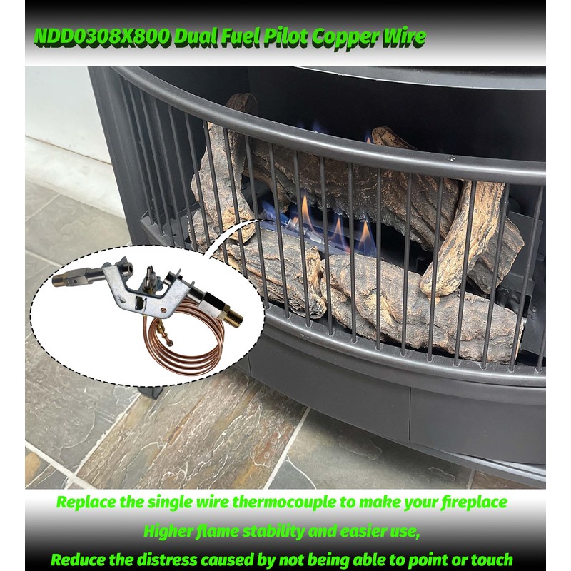 NDD0308X800 Gas Fireplace Igniter for ProCom Vent Free Units Single