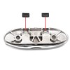 YUSOVE Boat Folding Cleat 4-1/2" 316 Stainless Steel Marine Flip