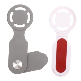 TEHAUX 2Pcs Magnetic Laptop Phone Holder Compatible with Magnetic Stand for Side Screen and Light Cell Phone Mount for Desk Use