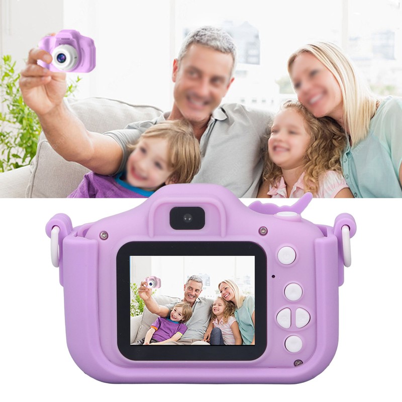 Kids Camera Toys Digital Photo Video Recording Camcorder Cute Cartoon