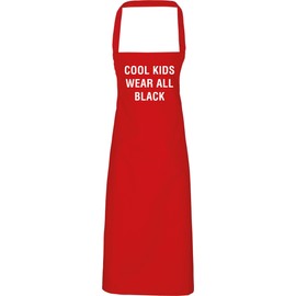 Hippowarehouse Cool kids wear all black Apron kitchen cooking painting DIY onesize adult