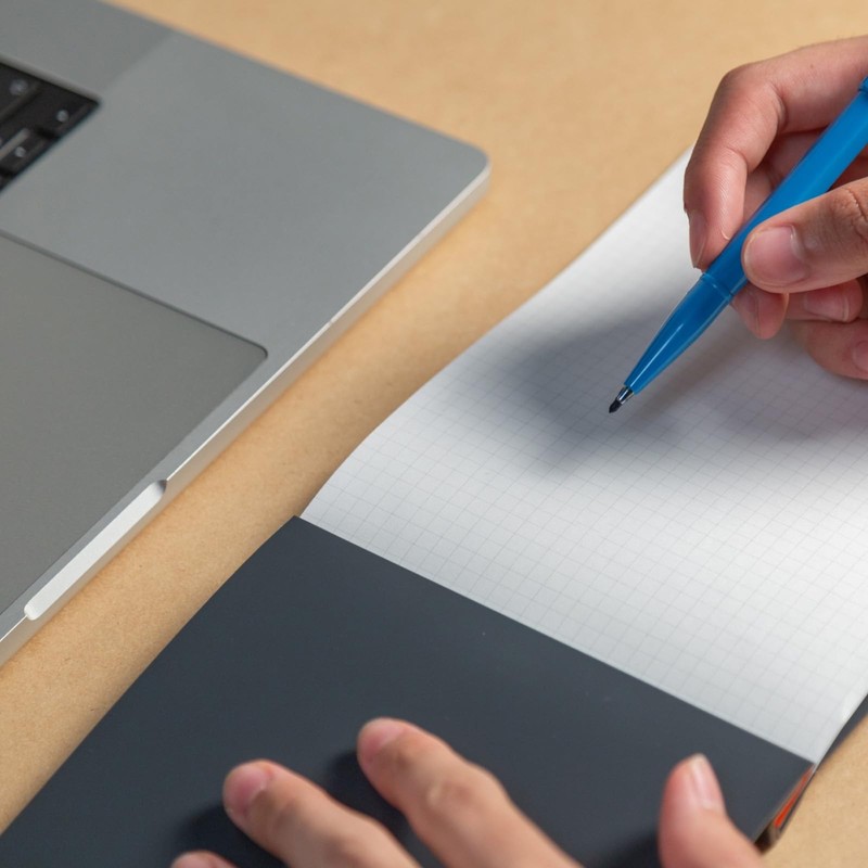SlideNote SN3SA5Y-PB Slide Notebook, A5 Horizontal, Pale Blue, PageBase, New