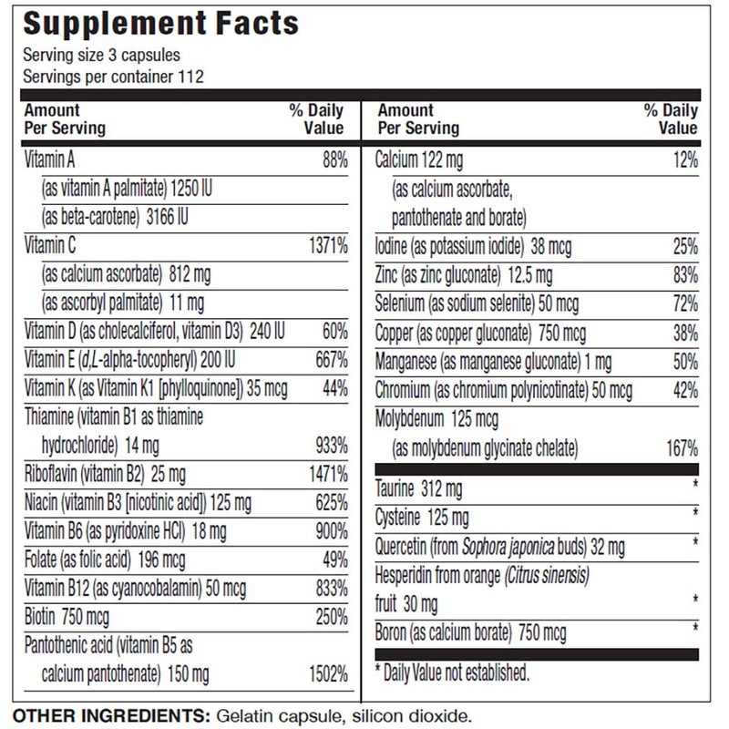 Life Enhancement Radical Shield | 28 Vitamins, Minerals, Antioxidants &