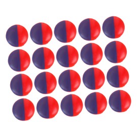 Outanaya 20pcs Water Tap Indicator Button Caps for Hot Cold Sign Handles Stylish Durable Knob Signs for Kitchen Bathroom School Hotel Restaurant Use