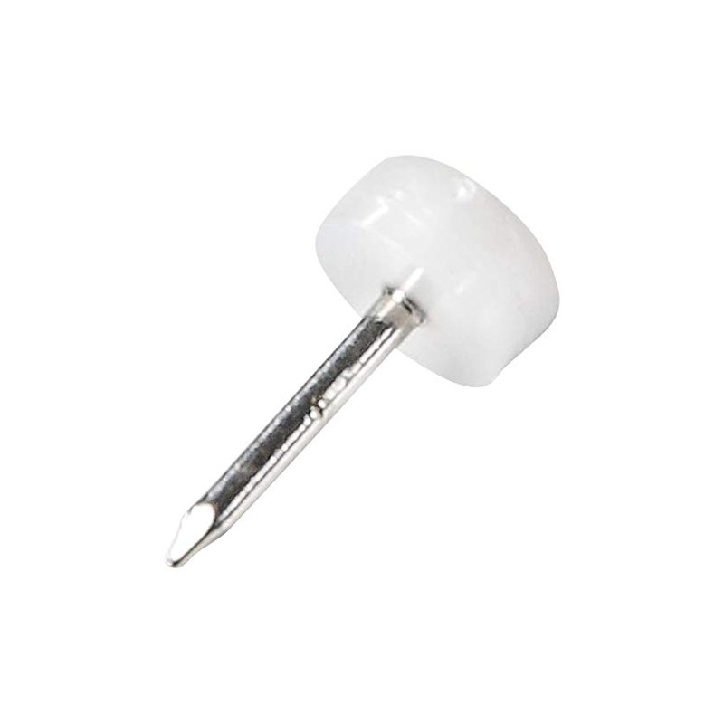 32 x Glides in plastic with nail | Ø 0,39''