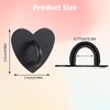 Amabro 12PCS Phone Holder Heart Phone Ring, Self-Adhesive Cell Phone