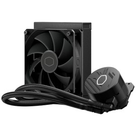 Cooler Master 120mm MasterLiquid 120L Core Intel/AMD CPU Liquid Cooler, Black