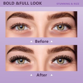 MOTIBACK Lash Extension Kit 280Pcs 60D+80D Lengths (9-16mm), DIY Individual Eyelashes Clusters Kit Includes Natural Lash Clusters D Curl, Bond & Seal, Brush & Tweezers,Remover