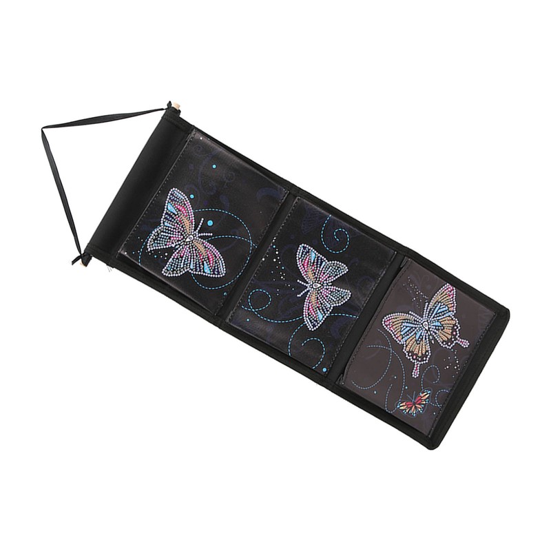 Wall Hanging Storage Bag DIY Diamond Printed Butterflies Storage Bag