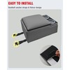 ZQULOYO Center Console Organizer with Cup Holder& Phone Holder for