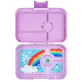 Yumbox Lunch Box Tapas 4 Compartment, Seville Purple (Rainbow)