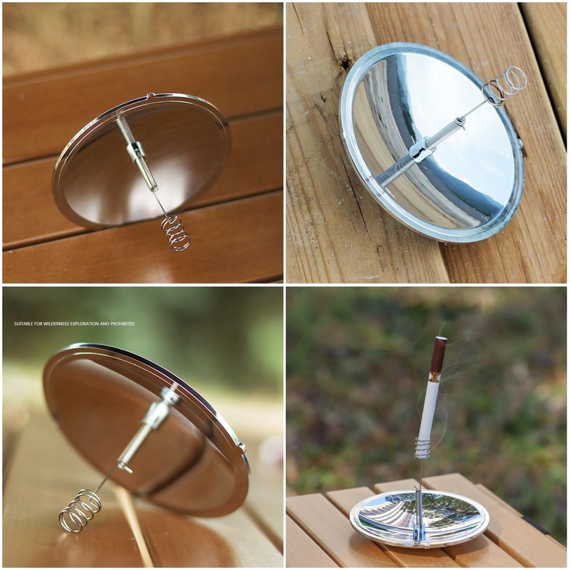 SquEqu Solar Fire Starter Camping Solar Spark Lighter Solar Lighters
