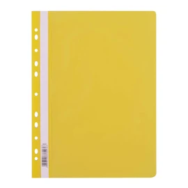 D.RECT Lux PP File Folder A4 with Perforation Strong Polypropylene Film Yellow
