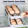 Refrigerator Egg Tray | Large Capacity Egg Rack Auto Rolling