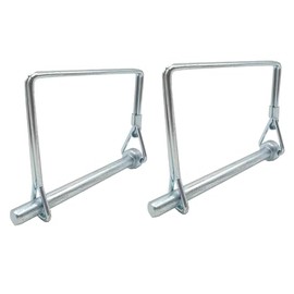 TGBoBiFiveY 25081 Heavy Duty Safety Coupler Pin Trailer Coupler Pin Shaft Locking Fits PTO Farm Lawn Hitches and Garden 1/4" X 2-3/4" 25080 Lawn Mower 2 Pack