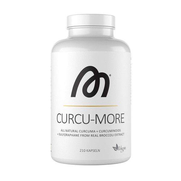MORE NUTRITION MORE Curcumore, 180 g - 210 Kurkuma Kapseln