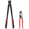 MAXPOWER Cable Cutters Set, 10-inch and 14 in-ch Heavy Duty