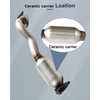 VAVICARS Catalytic Converter Stainless Steel Fits Honda CRV 2.4L 2010