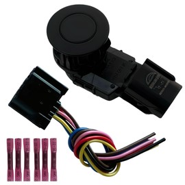 MEILICACY Front+Rear Parking Sensor Backup Parking Assist Sensor Connector Wiring Harness Plug Suitable for Toyota Tacoma Tundra Rav4 OEM:88341-0C010 89341-42010 89341-0R060 2014-2023 89341-0R020