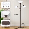 Coucrek Floor Lamp for Living Room,72" Dimmable Torchiere Lamp with
