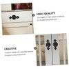 TEHAUX 4Pcs Durable Zinc Alloy Cabinet Door Pull Handles with