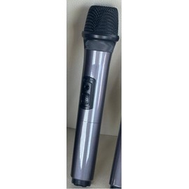 Portable Bluetooth Speaker with 2 Wireless Karaoke Microphones, Support TWS/TF/USB/AUX for Home Party Outdoor