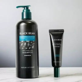 NATURE REPUBLICSHOP 네이처리퍼블릭 헤어케에 세트 [샴푸 520ml + 두피 앰플 50ml] NATURE REPUBLIC SHOP Nature Republic Hair Care Set [Shampoo 520ml + Scalp Ampoule 50ml]