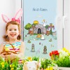 Generic Easter Window Decals, 5 Sheets, Multicolor, Classic Style, PVC
