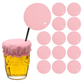 Yordearly Drink Cover Scrunchie with Straw Hole, 10 Packs Drink Covers for Alcohol Protection, Drink Cover Scrunchie for Women Men