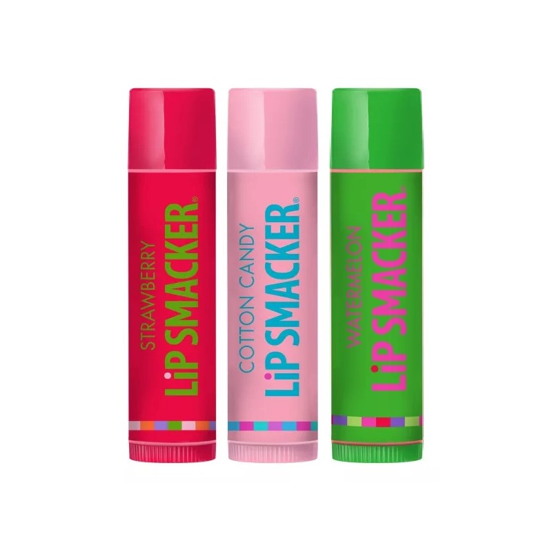 Lip Smacker Kit Bálsamos Lip Smacker 3 Tríos Original &