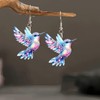 Hummingbird Necklaces for Women Colorful bird Jewelry (Colorful2)