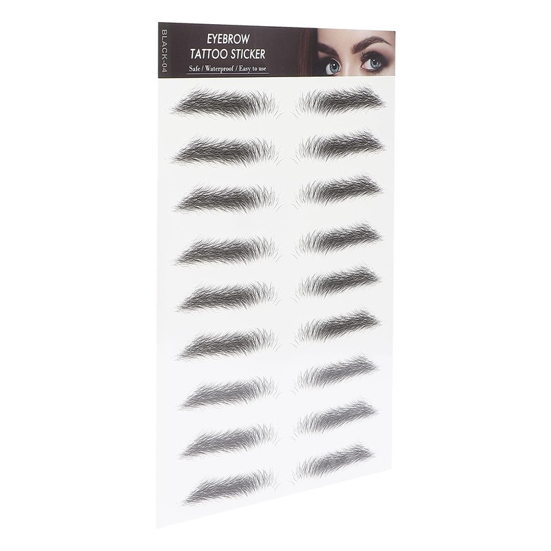 Eyebrow Tattoo Stencil, 6D Eyebrow Tattoo Sticker, Eyebrow Shaping Stencils,