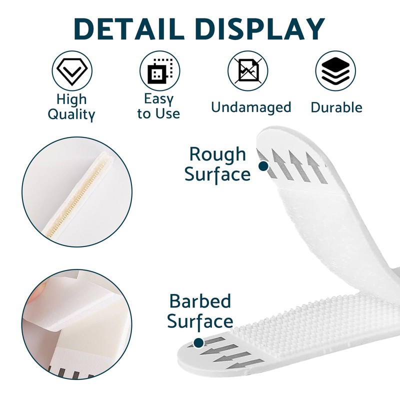 Leogony 72 Strips Photo Frame Stickers for Wall, No Damage