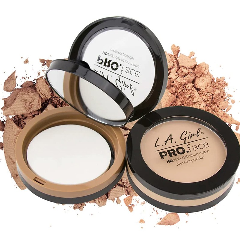 L.A. Girl Pro.Face Matte Pressed Powder, Creamy Natural GPP604