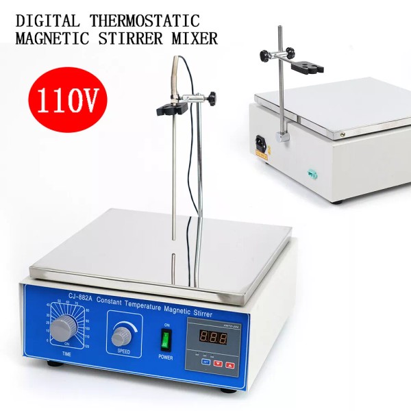 Digital Lab Thermostatic Magnetic Stirrer With Hot Plate Heating Lab