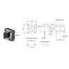 Youmile Youmile 100PACK Tact Button Switch 2 Pin DIP 6x6x5mm