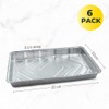 eMKay® Pack of 6 Aluminium Foil Baking Trays - Reusable