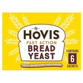 Hovis Bread Yeast, Fast Action 6 X 7g | A blend of dried yeast and bread improvers | Suitable for Vegetarians